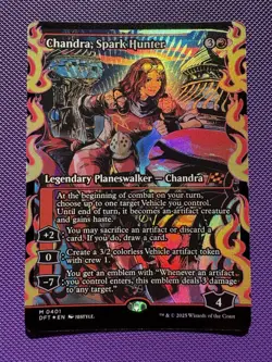 Chandra, Spark Hunter (Showcase) Aetherdrift Foil - Image 1