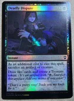 Deadly Dispute - Foil #124 - Battle for Baldur's Gate CLB MTG - Image 1