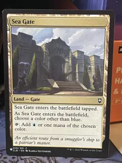 Sea Gate Commander Legends: Battle for Baldur's Gate Regular The List Mystery NM - Image 1