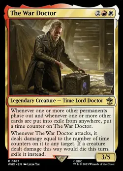 Near Mint, English - 2 x MTG The War Doctor Universes Beyond: Doctor Who - Image 1