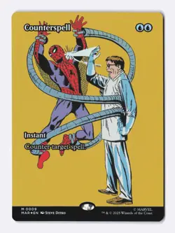 Counterspell (Borderless Foil) 9 (M) MTG Marvel's Spider-Man Eternal-Legal (MAR) - Image 1