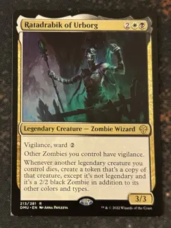 Ratadrabik of Urborg - Dominaria United 213/281 - MTG - Regular - Rare - LP - Image 1