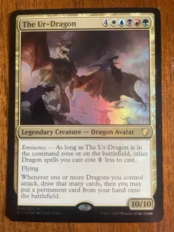 Magic: The Gathering - FOIL - The Ur-Dragon - Commander 2017 - Mythic Rare - Image 1