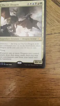 Magic: The Gathering - FOIL - The Ur-Dragon - Commander 2017 - Mythic Rare - Image 2