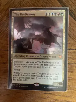 Magic: The Gathering - FOIL - The Ur-Dragon - Commander 2017 - Mythic Rare - Image 4