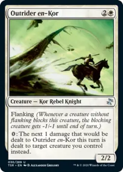1x Outrider en-Kor MTG Time Spiral Remastered NM Magic Regular - Image 1