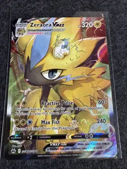 Zeraora VMAX GG42/GG70 Crown Zenith Galarian Gallery Pokemon Card Ultra Rare NM - Image 1