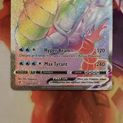Gyarados VMAX - 207/203 - Rainbow Secret Rare Pokemon TCG Evolving Skies NM - Image 3