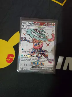 Pokemon TCG Greninja ex 198/167 Sv06: Twilight Masquerade Holo Near Mint - Image 1