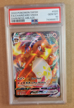 Pokemon- Charizard VMAX 020/189 Full Art- Darkness Ablaze- PSA 10 Gem Mint - Image 3