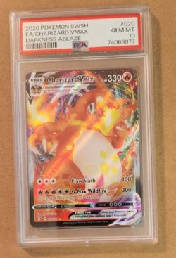 Pokemon- Charizard VMAX 020/189 Full Art- Darkness Ablaze- PSA 10 Gem Mint - Image 4