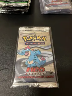 2000 Pokemon 1st Edition Neo Genesis Sealed Light Pack - Feraligatr - Image 1