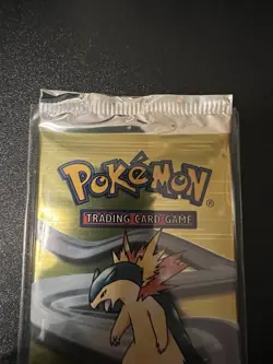 2000 Pokemon 1st Edition Neo Genesis Sealed Light Pack - Typhlosion - Image 2