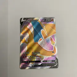 Charizard V SWSH050 Holo Black Star Promo FULL ART HOLO-Pokemon TCG - Image 1