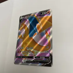 Charizard V SWSH050 Holo Black Star Promo FULL ART HOLO-Pokemon TCG - Image 3
