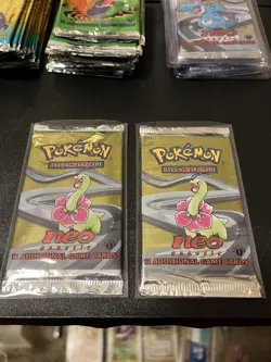 2000 Pokemon 1st Edition Neo Genesis Sealed Light Pack - Meganium - Image 1