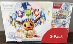New Pokemon Prismatic Evolutions Elite Trainer Box Booster Bundle 2-pack Costco - Image 1