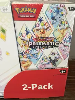 New Pokemon Prismatic Evolutions Elite Trainer Box Booster Bundle 2-pack Costco - Image 3