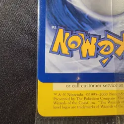 Sealed 2001 Entei Reverse Holo Pokemon Neo Discovery Black Star Movie Promo VTG - Image 5