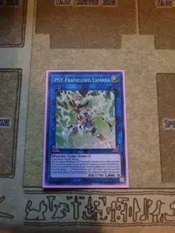 YUGIOH TCG PSY-FRAMELORD LAMBDA BLHR-EN051 SECRET 1ST EDITION NM - Image 1