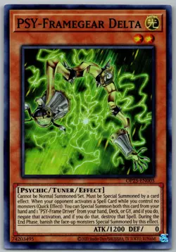 PSY-Framegear Delta Super Rare OTS Tournament Pack 25 OP25-EN005 LP - Image 1