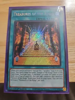 Yugioh! Treasures Of The King MZTM-EN006 Maze of the Master secret rare - Image 1
