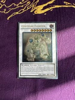 Yugioh Colossal Fighter TU05-EN000 Ultimate rare MINT - Image 1