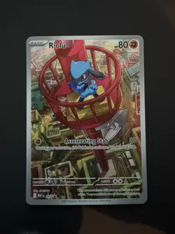 Mega Evolution MEP 010 EN Riolu ETB Promo Pokemon Card - Image 1