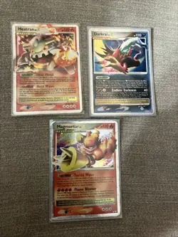 Pokemon Lvl.X Lot of 3 Diamond Pearl Ultra Rare Holo Cards LP-NM - Image 1
