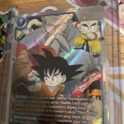 Dragon Ball Super Card Game Fusion World Son Goku: Childhood Alt Art SB01-018 - Image 3