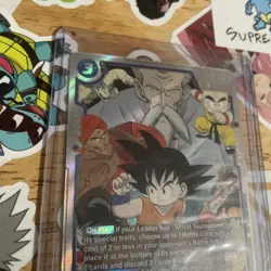 Dragon Ball Super Card Game Fusion World Son Goku: Childhood Alt Art SB01-018 - Image 5