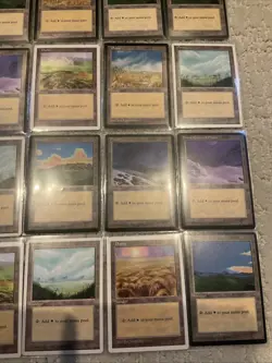 Lot of (30) 1995 Magic The Gathering Plains Land Cards - Image 2