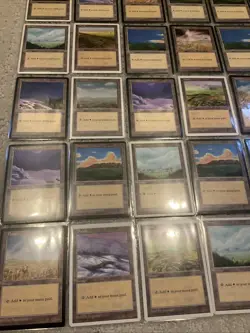 Lot of (30) 1995 Magic The Gathering Plains Land Cards - Image 5