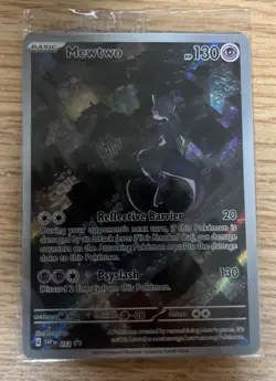 SEALED Pokemon Mewtwo Scarlet & Violet Black Star Promo Holo Card 052 NM - Image 1