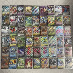 Pokemon TCG V Holo Card Lot of 54 Cards In Great Condition See Photos - Image 1