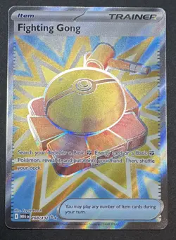 Pokemon TCG Fighting Gong 168/132 2025 Mega Evolution Ultra Rare Card Full Art - Image 1