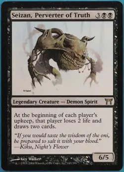 Seizan, Perverter of Truth Champions of Kamigawa NM Rare CARD (371009) ABUGames - Image 1