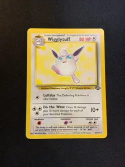 Wigglytuff Jungle 32/64 Unlimited Non Holo Rare NM/LP Vintage Pokemon Card - Image 1