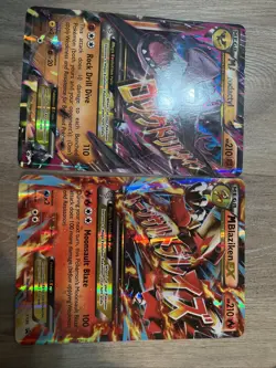M Blaziken EX XY86 M Aerodactyl Ex Jumbo Cards Holo Rare - Image 1