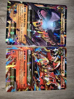 M Blaziken EX XY86 M Aerodactyl Ex Jumbo Cards Holo Rare - Image 2