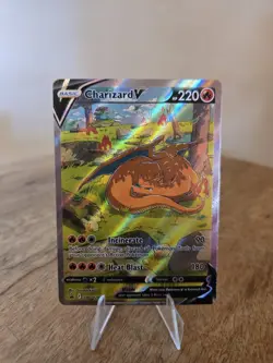 Pokemon TCG Charizard v SWSH260 Holo Rare Card Sword & Shield Promo NM - Image 1