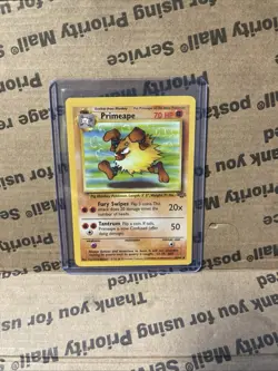 PRIMEAPE - Jungle Set - 43/64 - Uncommon - Pokemon Card - Unlimited Edition - NM - Image 1