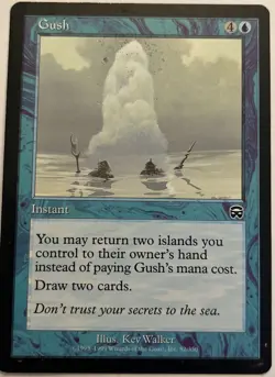 Gush Mercadian Masques MTG Magic the Gathering Card ✅NM - Image 1