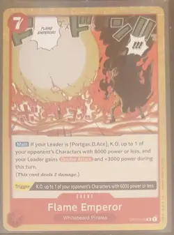 Flame Emperor R OP03-016 One Piece Card Game TCG CCG English NM/M - Image 1