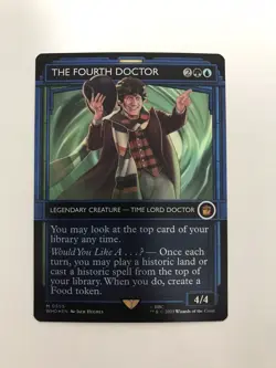 The Fourth Doctor Foil Showcase MTG Magic the Gathering Card NM Near Mint WHO - Image 1