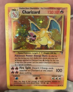 Charizard Legendary Coll. Pokemon Card 2002 Holo Rare 3/110 (SUPER CLEAN) 🔥🔥 - Image 1