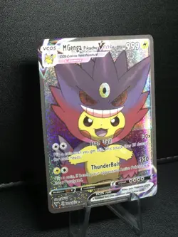 Pikachu Mega Gengar Cosplay Pokemon Cute Doujin ACG HOLO Card - Near Mint C. - Image 2