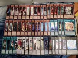 Yugioh 53 Card Tenpai Dragon Ruler Deck Core Spectral Chasma Genroku Disaster - Image 1