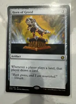 MTG 1x Horn of Greed Conspiracy: Take the Crown Near Mint - Image 1