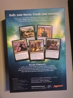 MTG 2017 Feline Ferocity Commander Deck Factory Sealed Magic Gathering English - Image 2